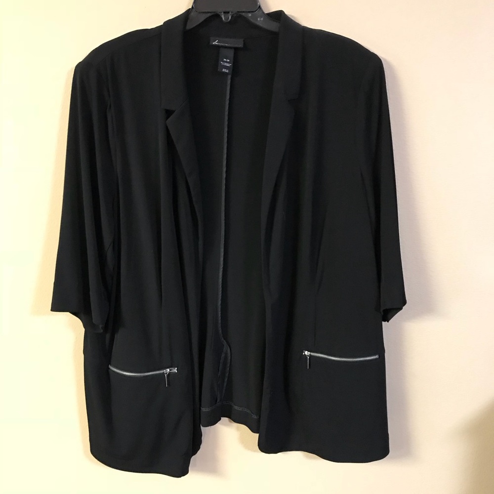 Black blazer from Lane Bryant